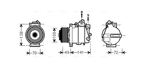 AVA Clever Choice kompresszor, klíma - MSAK560 - TothCarparts