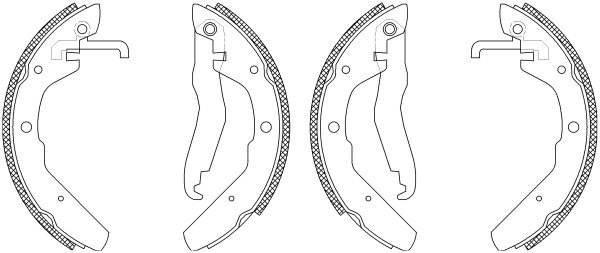 MINTEX fékpofakészlet - MSK274 - TothCarparts