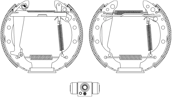 MINTEX fékpofakészlet - MSP153 - TothCarparts