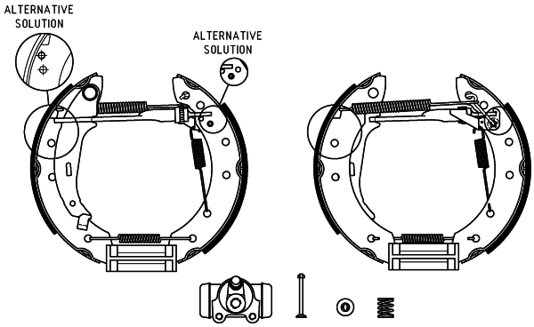 MINTEX fékpofakészlet - MSP154 - TothCarparts