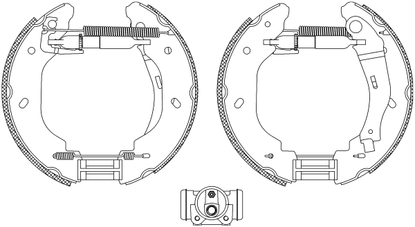 MINTEX fékpofakészlet - MSP285 - TothCarparts
