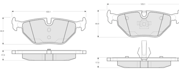 MTR fékbetétkészlet, tárcsafék - MT447 - TothCarparts