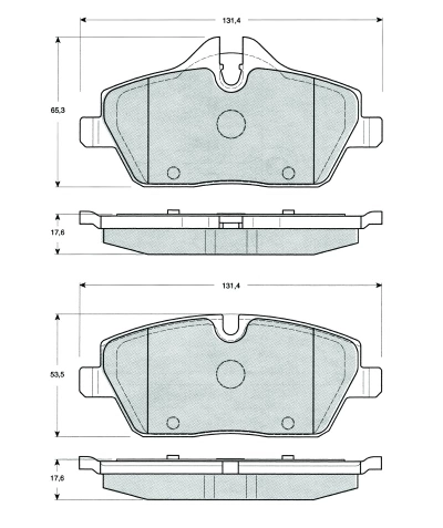 MTR fékbetétkészlet, tárcsafék - MT485 - TothCarparts