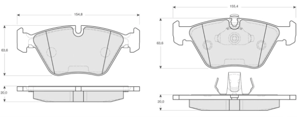 MTR fékbetétkészlet, tárcsafék - MT495 - TothCarparts