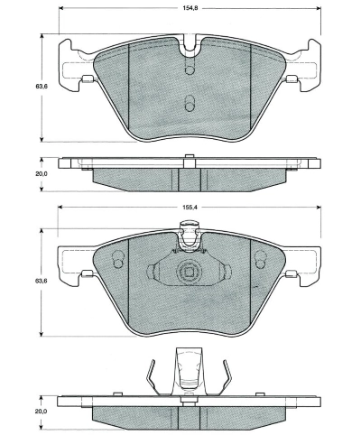 MTR fékbetétkészlet, tárcsafék - MT516 - TothCarparts