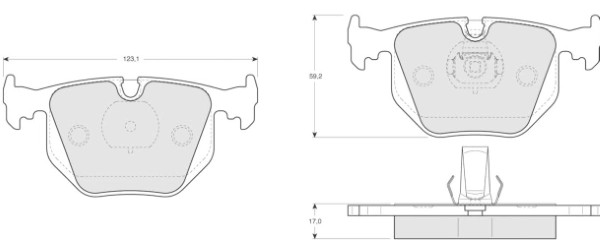 MTR fékbetétkészlet, tárcsafék - MT570 - TothCarparts