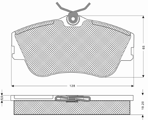 MTR fékbetétkészlet, tárcsafék - MT627 - TothCarparts