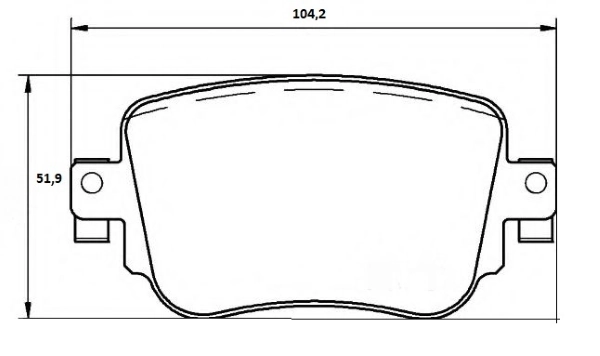 MTR fékbetétkészlet, tárcsafék - MT6360 - TothCarparts