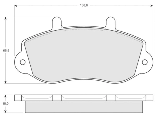MTR fékbetétkészlet, tárcsafék - MT669 - TothCarparts