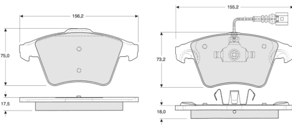 MTR fékbetétkészlet, tárcsafék - MT679 - TothCarparts
