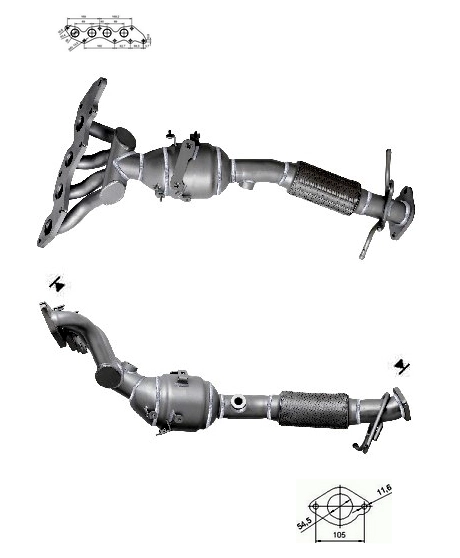 VEGAZ GmbH katalizátor - MZK-910 - TothCarparts