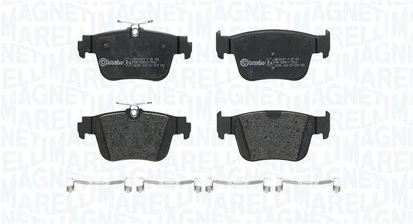 MAGNETI MARELLI fékbetétkészlet, tárcsafék - 363700485184 - TothCarparts