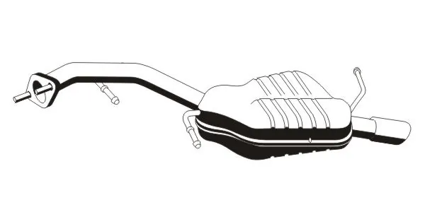 VEGAZ GmbH hátsó hangtompító - MZS-131ERNS - TothCarparts