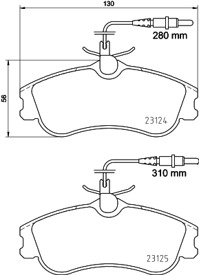 COBREQ fékbetétkészlet, tárcsafék - N-1100 - TothCarparts