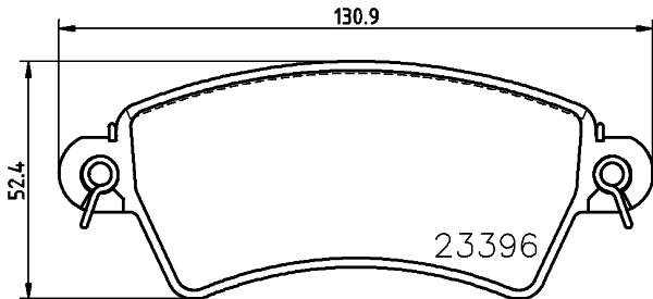 COBREQ fékbetétkészlet, tárcsafék - N-1165 - TothCarparts
