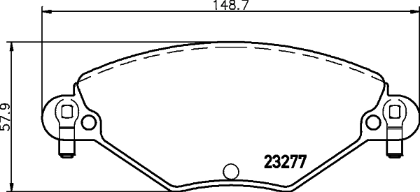 COBREQ fékbetétkészlet, tárcsafék - N-1174 - TothCarparts