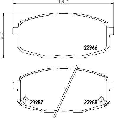 COBREQ fékbetétkészlet, tárcsafék - N-1247 - TothCarparts