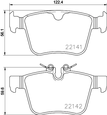 COBREQ fékbetétkészlet, tárcsafék - N-2079 - TothCarparts