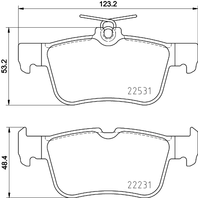 COBREQ fékbetétkészlet, tárcsafék - N-2115 - TothCarparts