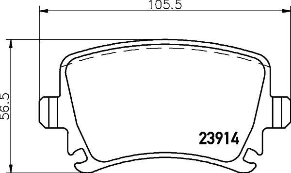 COBREQ fékbetétkészlet, tárcsafék - N-292 - TothCarparts