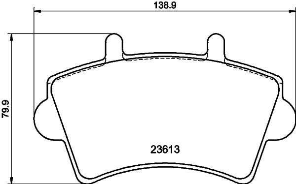 COBREQ fékbetétkészlet, tárcsafék - N-450 - TothCarparts
