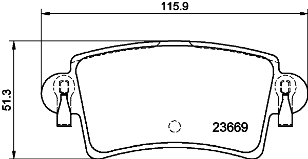 COBREQ fékbetétkészlet, tárcsafék - N-451 - TothCarparts