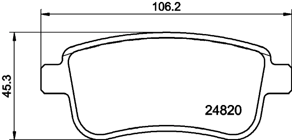 COBREQ fékbetétkészlet, tárcsafék - N-455 - TothCarparts