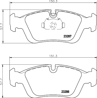 COBREQ fékbetétkészlet, tárcsafék - N-859 - TothCarparts