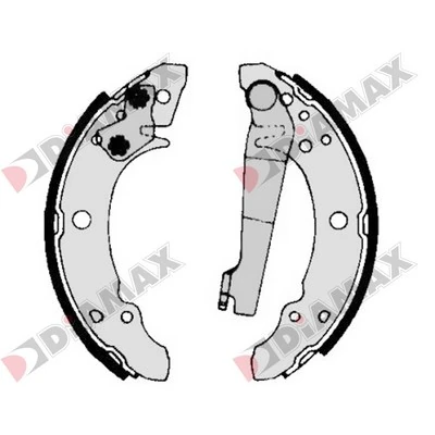 DIAMAX fékpofakészlet - N01050 - TothCarparts