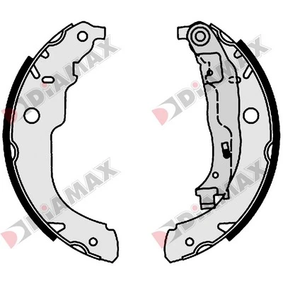DIAMAX fékpofakészlet - N01051 - TothCarparts