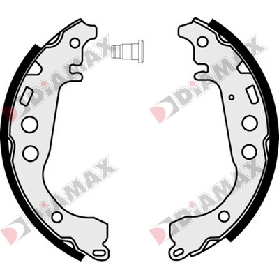 DIAMAX fékpofakészlet - N01105 - TothCarparts