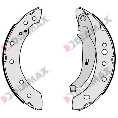 DIAMAX fékpofakészlet - N01127 - TothCarparts