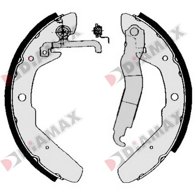 DIAMAX fékpofakészlet - N01203 - TothCarparts