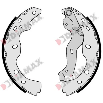 DIAMAX fékpofakészlet - N01352 - TothCarparts