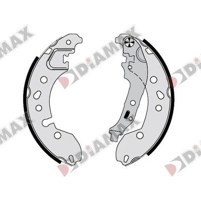 DIAMAX fékpofakészlet - N01405 - TothCarparts