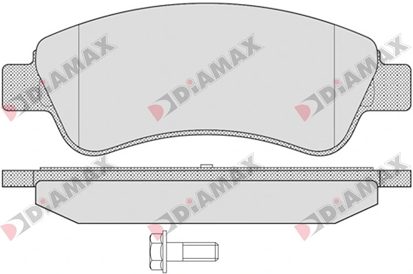 DIAMAX fékbetétkészlet, tárcsafék - N09003 - TothCarparts