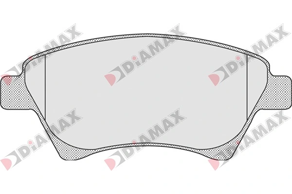 DIAMAX fékbetétkészlet, tárcsafék - N09009 - TothCarparts