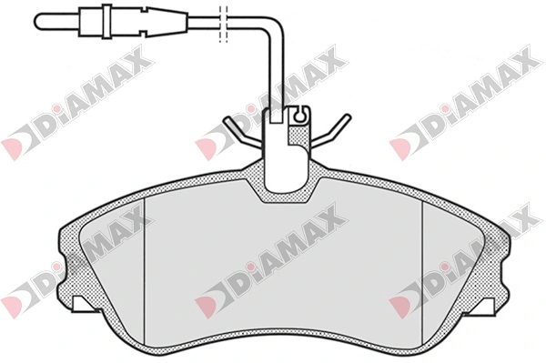 DIAMAX fékbetétkészlet, tárcsafék - N09013 - TothCarparts