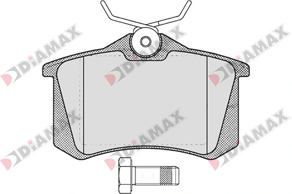 DIAMAX fékbetétkészlet, tárcsafék - N09034 - TothCarparts