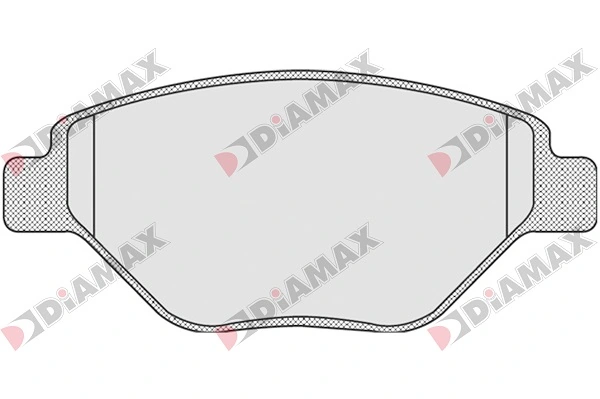 DIAMAX fékbetétkészlet, tárcsafék - N09044 - TothCarparts