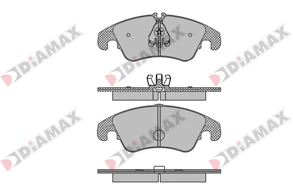 DIAMAX fékbetétkészlet, tárcsafék - N09068 - TothCarparts