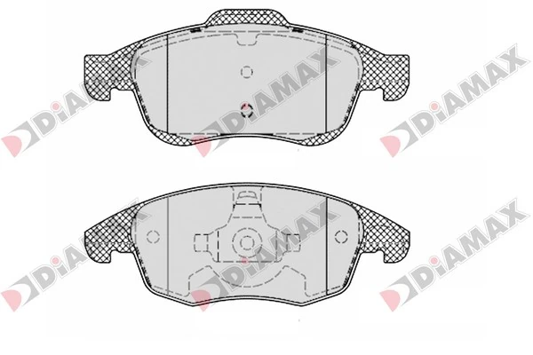 DIAMAX fékbetétkészlet, tárcsafék - N09076 - TothCarparts