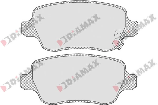 DIAMAX fékbetétkészlet, tárcsafék - N09080 - TothCarparts