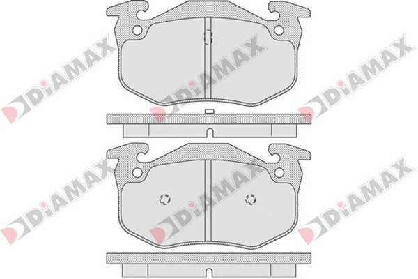 DIAMAX fékbetétkészlet, tárcsafék - N09092 - TothCarparts