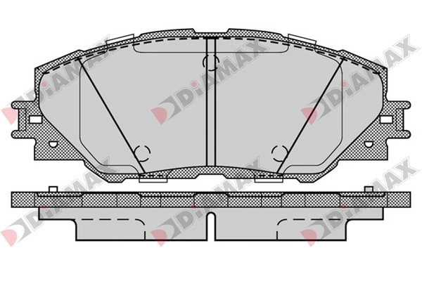 DIAMAX fékbetétkészlet, tárcsafék - N09117 - TothCarparts