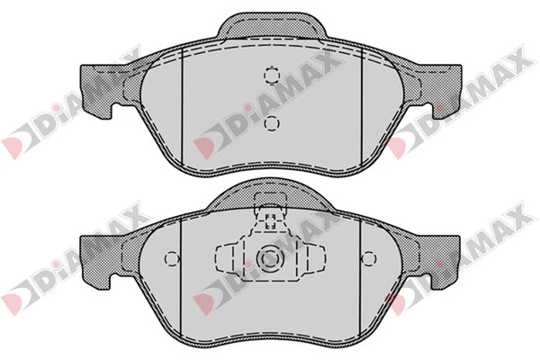 DIAMAX fékbetétkészlet, tárcsafék - N09168 - TothCarparts