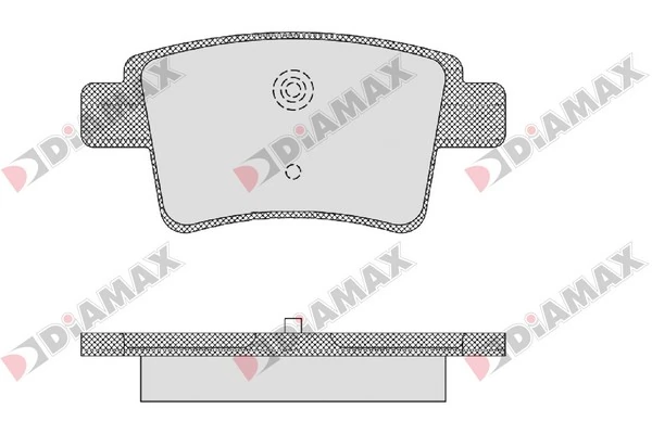 DIAMAX fékbetétkészlet, tárcsafék - N09179 - TothCarparts