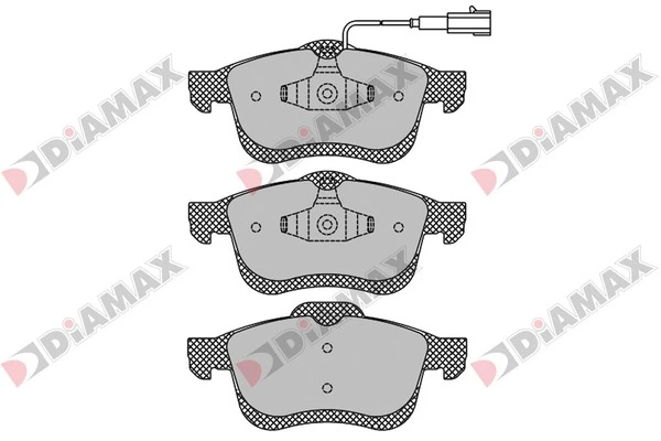 DIAMAX fékbetétkészlet, tárcsafék - N09182 - TothCarparts