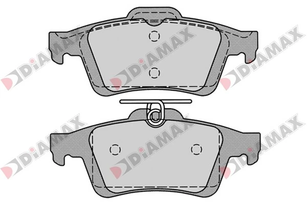 DIAMAX fékbetétkészlet, tárcsafék - N09191 - TothCarparts