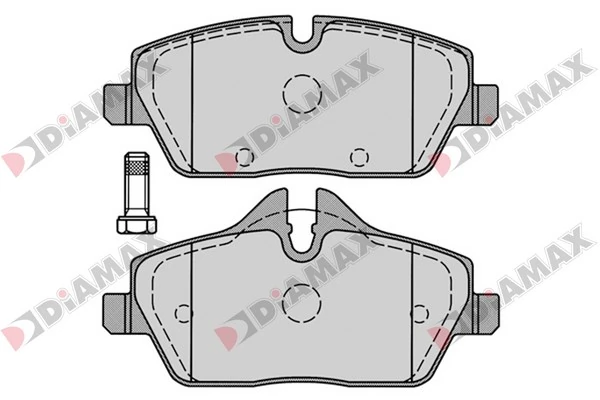 DIAMAX fékbetétkészlet, tárcsafék - N09192 - TothCarparts